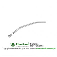 Yankauer Suction Tube Fig. 3 Stainless Steel, 13.5 cm - 5 1/4" 
